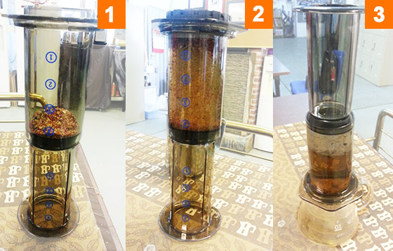 用咖啡器具Aeropress極速沖花茶