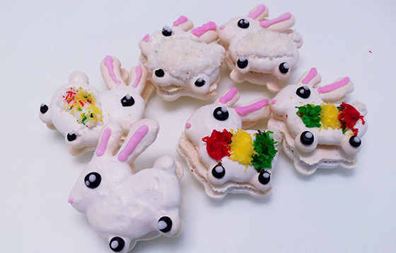 中秋手作兔仔macaron