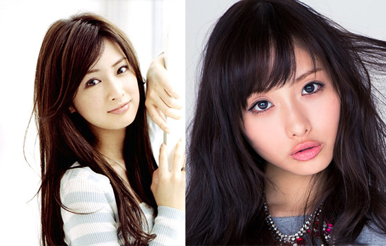 日本的代表有女星北川景子和石原里美。