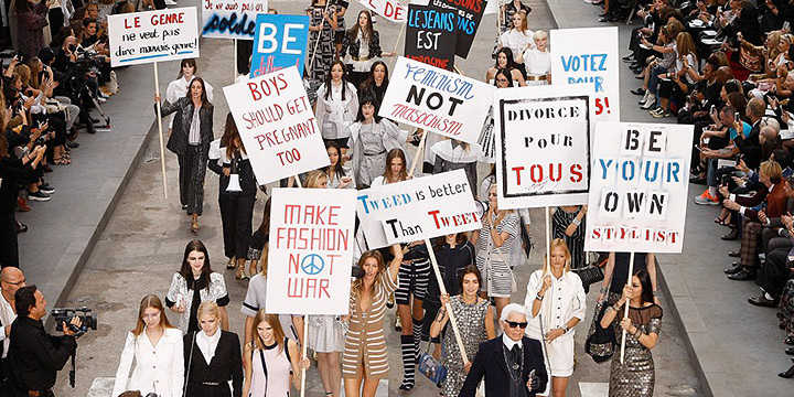 Chanel SS2015女權主義