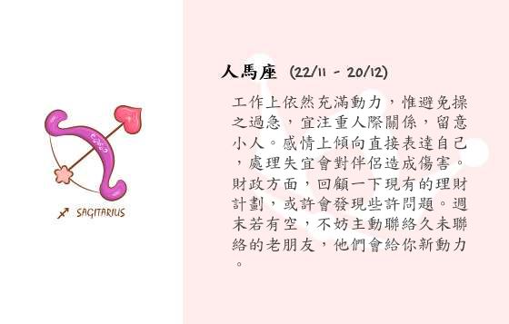 每週星座 1/12/2014 – 7/12/2014