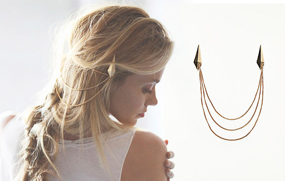 Spike Chain Headpiece $1,700