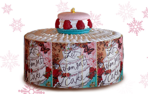 Let Them Eat Cake $1,800/kg(法式呍呢拿香草雪芳蛋糕配搭栗子忌廉,還有效馬卡龍點綴。) Let Them Eat Cake $1,800/kg(法式呍呢拿香草雪芳蛋糕配搭栗子忌廉,還有效馬卡龍點綴。)