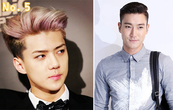 （左起）吳世勛@EXO、崔始源@SuperJunior