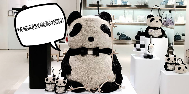 同ANTEPRIMA熊貓拍照撐保育