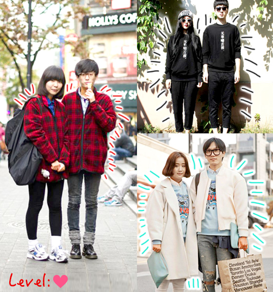 想要明確的couple look，穿一樣的衣服或配件是最不用思考又不會出錯的選擇，但為免別人看到「眼冤」，還是只選穿一、兩件同樣的服飾/配件就好。
