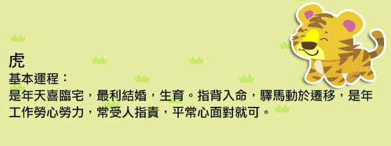 生肖x幸運號碼占運程