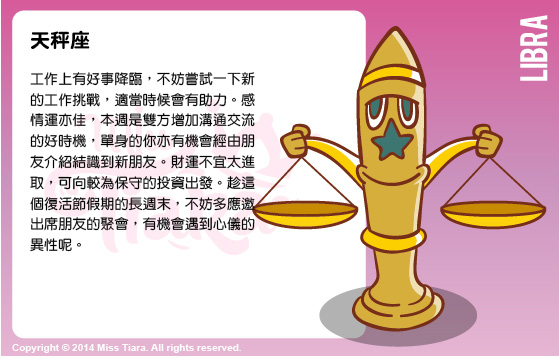 每週星座 30/3/2015 – 5/4/2015