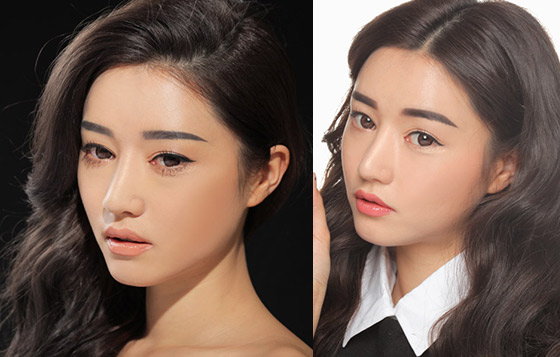 眉尾邊緣畫得太實色，靚女都唔掂啊！看Stylenanda的模特就懂了！