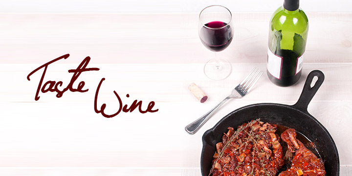Taste wine：Coq au vin配布根地紅酒