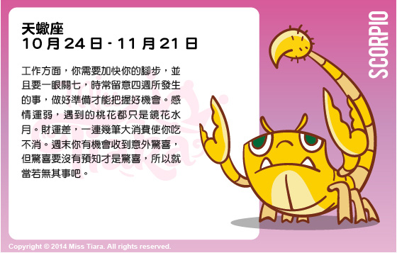 每週星座 4/5/2015 – 10/5/2015