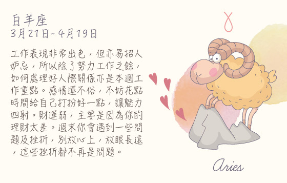 每週星座29/6/2015－5/7/2015