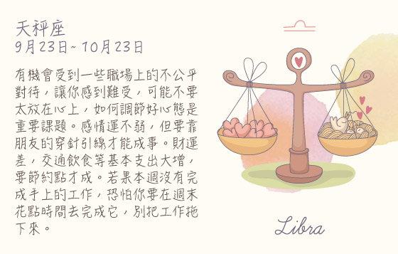 每週星座22/6/2015－28/6/2015