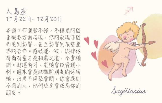 每週星座1/6/2015－7/6/2015