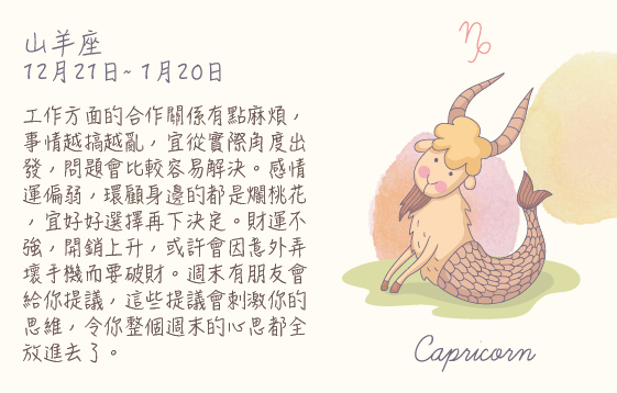 每週星座06/7/2015－12/7/2015