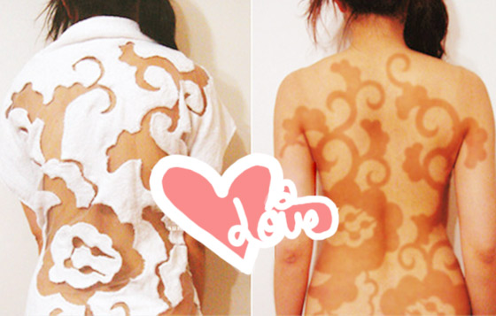 Tan Tattoo靠曬太陽「紋身」