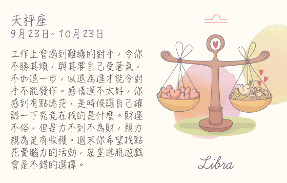 每週星座27/7/2015－2/8/2015