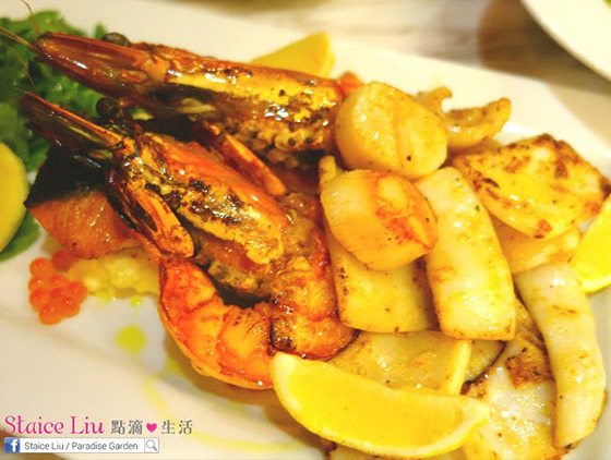Pesce Misto Alla Griglia 快意特式海鮮拼盤 $288 Pesce Misto Alla Griglia 快意特式海鮮拼盤 $288