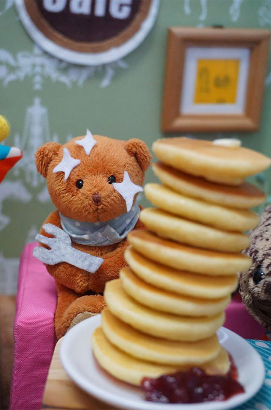 嘩～10層pancake！