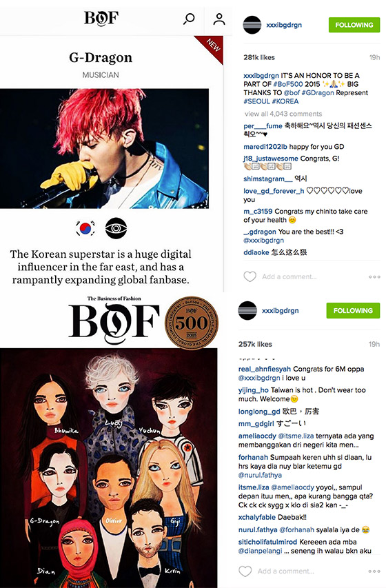 8位幸運兒除了歌手模特,還有Balmain創意總監Olivier Rousteing、Instagram創始人Kevin Systrom和印尼時尚設計師Dian Pelangi。 8位幸運兒除了歌手模特,還有Balmain創意總監Olivier Rousteing、Instagram創始人Kevin Systrom和印尼時尚設計師Dian Pelangi。