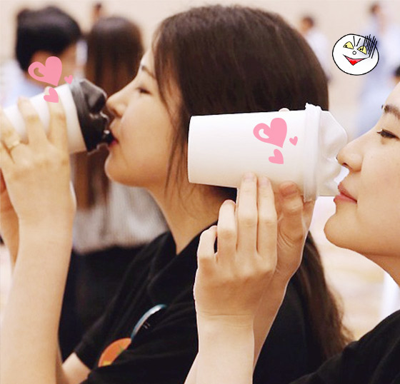 接住吻飲啡