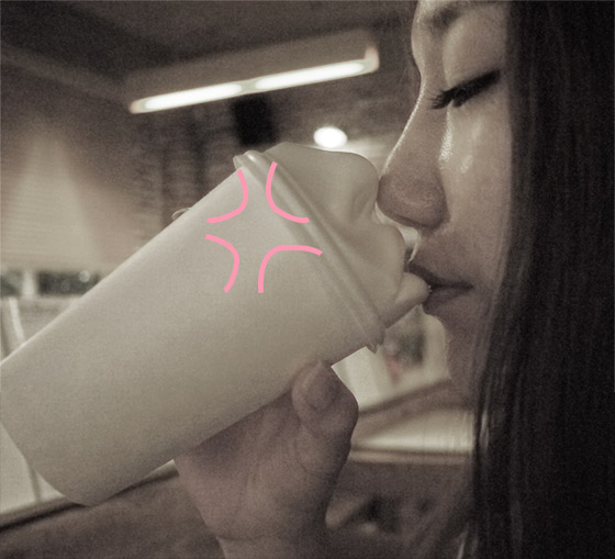 接住吻飲啡