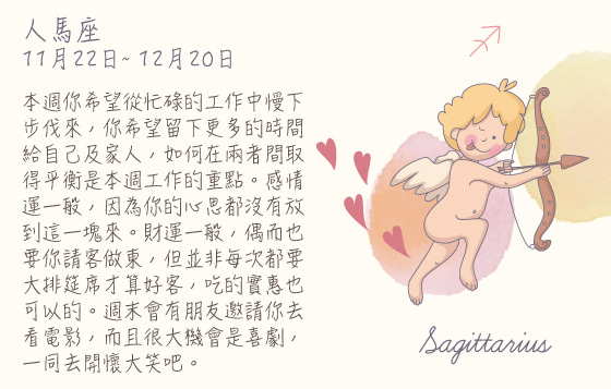 每週星座 14/9/2015 – 20/9/2015