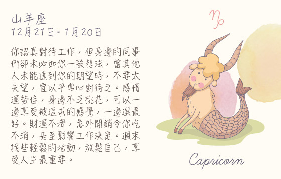 每週星座 26/10/2015 – 1/11/2015