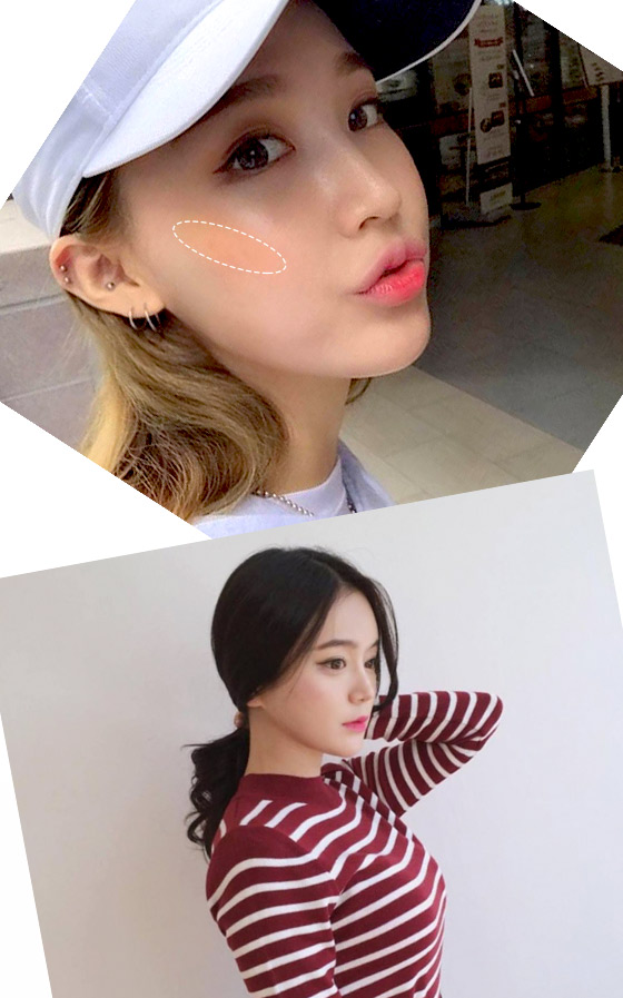 純真．甜美．小V臉　塗胭脂搞得出