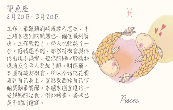 每週星座 23/11/2015 – 29/11/2015