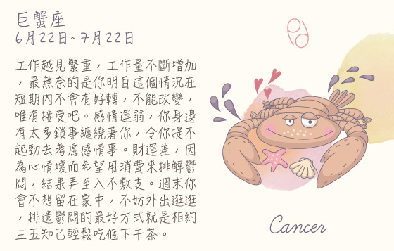 每週星座 9/11/2015 – 15/11/2015