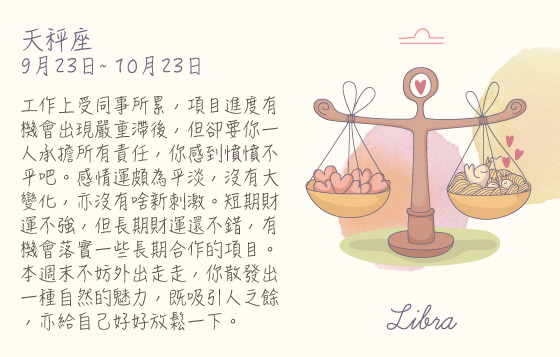 每週星座 23/11/2015 – 29/11/2015