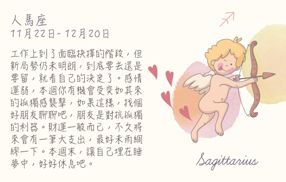 每週星座 9/11/2015 – 15/11/2015