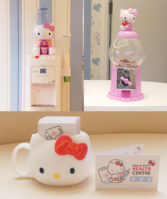 Hello Kitty陪你體檢  影相位逐個睇