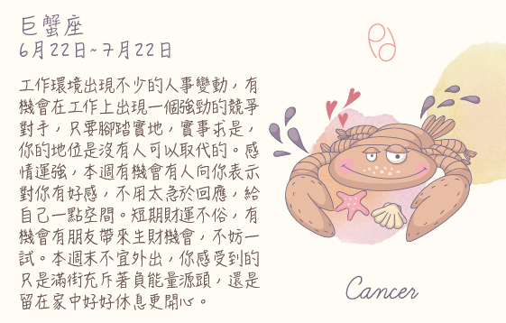 每週星座 07/12/2015 – 14/12/2015