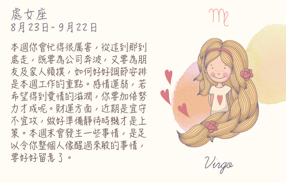 每週星座 14/12/2015 – 20/12/2015