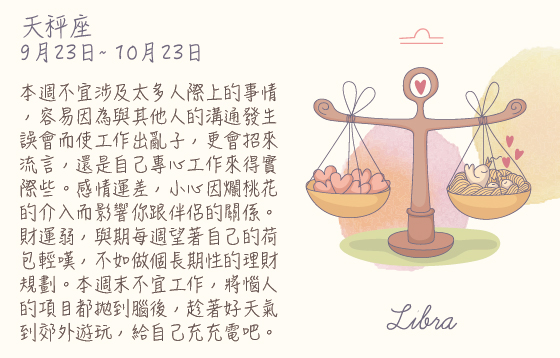 每週星座 07/12/2015 – 14/12/2015
