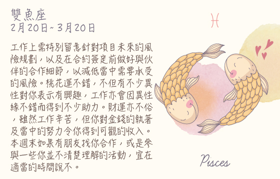 每週星座 2016.01.04 – 2016.01.10