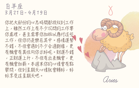 每週星座 2016.02.01 – 2016.02.07