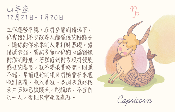 每週星座 2016.02.01 – 2016.02.07
