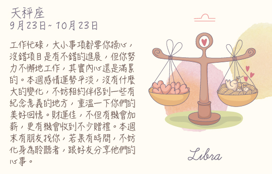 每週星座 2016.02.22 – 2016.02.28