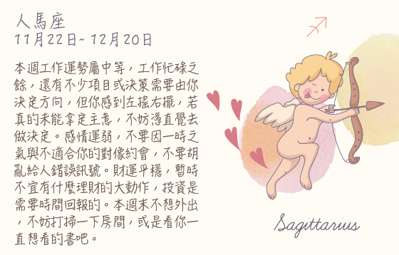 每週星座 2016.02.01 – 2016.02.07