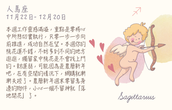 每週星座 2016.02.08 – 2016.02.14