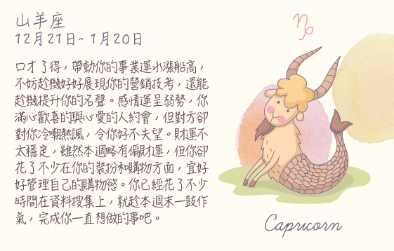 每週星座 2016.03.21 – 2016.03.27
