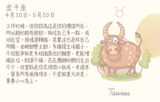 每週星座 2016.03.28 – 2016.04.03