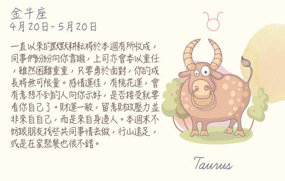 每週星座 2016.04.04 – 2016.04.10