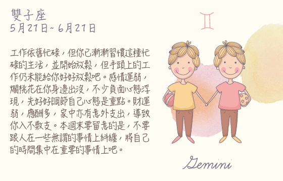 每週星座 2016.03.21 – 2016.03.27