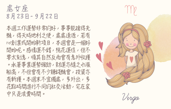 每週星座 2016.03.14 – 2016.03.20
