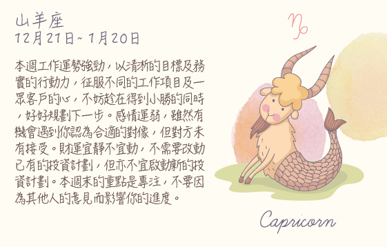 每週星座 2016.04.11 – 2016.04.17