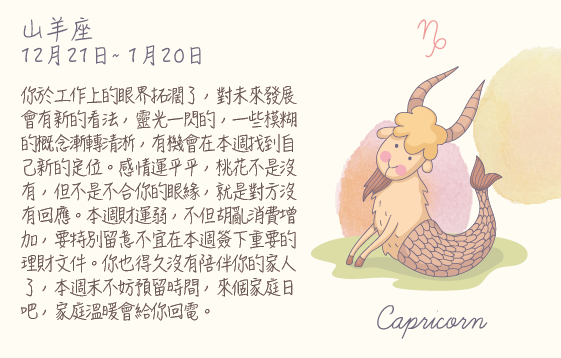 每週星座 2016.05.01 – 2016.05.07